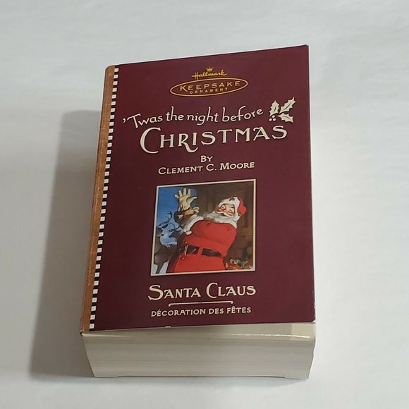 Hallmark Keepsake Ornament 2001 Twas Night Before Christmas Santa Claus Box - Picture 7 of 8